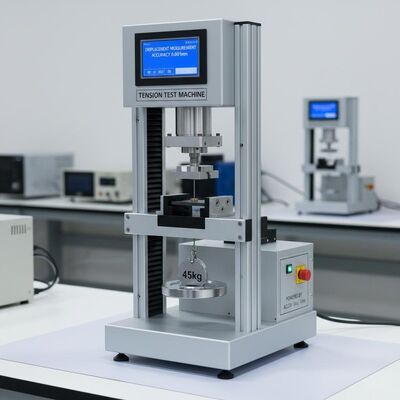 High Precision Tension Test Machine with 0.001mm Displacement Accuracy and 120mm Test Diameter Powered by AC220V/50Hz 1PH