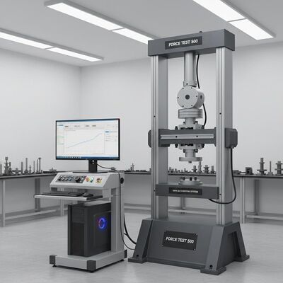 Computer Data Acquisition Tension Testing Machine with 0.5-500kN Test Force Range, 650mm Max Width, and ±1% Force Accuracy