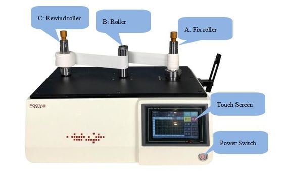 ASTM D1000 High Speed Unwind Tester ,  Uncoil  Adhesion Testing Machine Touch Screen