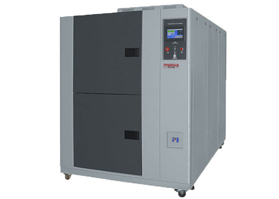 High Low Temperature Thermal Shock Test Chamber Air Cooling Two Chambers